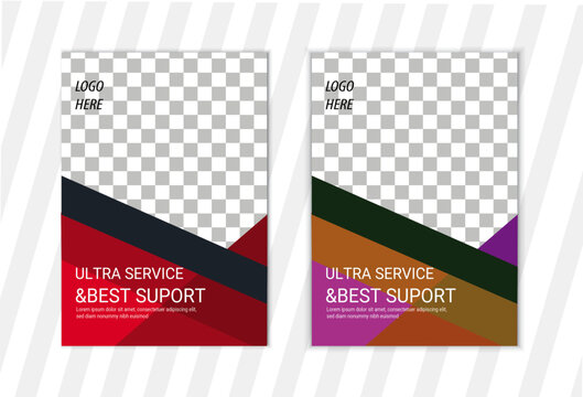 A bundle of 4 templete of defferent colors, a4 flyer templete,modern business flyer templete,creative professional aditable vector templere design.
