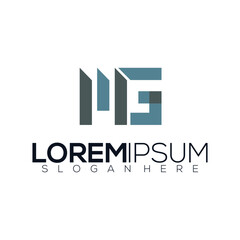 logo initial letter m illustration inspiration gradient