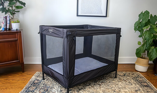 Portable Baby Playpen in Modern Home