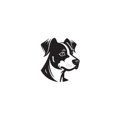 Fototapeta premium Puppy Icon Logo in Vector Style
