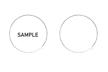 丸い吹き出し（スピーチバブル）
