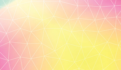 Abstract polygonal template. Design for flyer, wallpaper, presentation, paper. Vector illustration. Creative gradient color.