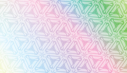 Pattern with geometric shape background. Vector illustration. Template for wallpaper, interior design, decoration, scrapbooking page. Gradient color