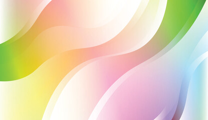 Modern Background With Wave Gradient Shape. For Your Design Wallpapers Presentation. Vector Illustration with Color Gradient.