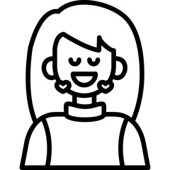 Smile With Hearts Icon