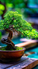 盆栽のある暮らし　Generated image