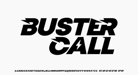 Modern Bold Heavy Font. Typography urban style alphabet fonts for fashion, sport, technology, digital, movie, logo design, vector illustration, uppercase and lowercase.