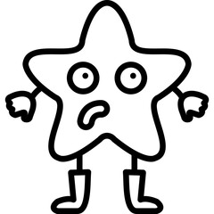 Thinking Star Icon