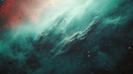 A beautiful artistic depiction of celestial space and cosmic nebulae