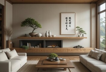  Minimal Living Room with Japanese Scandinavian Fusion