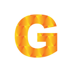 G letter 3d vector illustration logo design. 3d background design.