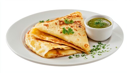 Delectable dish with flavorful dipping sauce, a culinary delight delicious