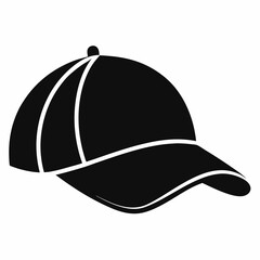 Black Silhouette Construction Hard Hat Icon