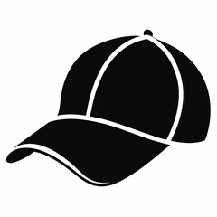 Black Silhouette Construction Hard Hat Icon