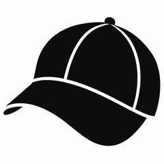 Black Silhouette Construction Hard Hat Icon