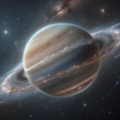 illustration of planet saturn