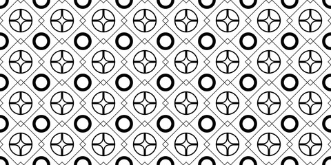 Seamless Transparent Retro Vintage Art Deco Geometric Pattern Background