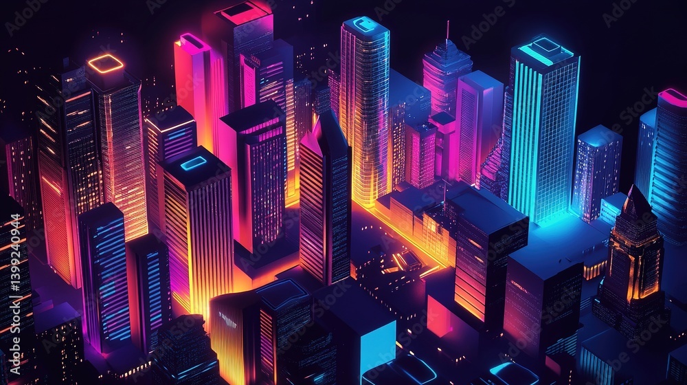 Poster a smart city using ai algorithms to enhance energy efficiency.