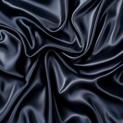 Obraz premium Elegant Blue Satin Fabric