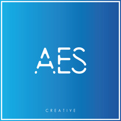 AES Creative Latter Logo Design. By Custom Branding Logo. Creative Logo Design. Logo Template. Vector illustration. Modern Design. Monogram Design