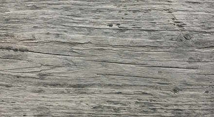 Vintage Grey Wood Texture with Weathered Grain and Negative Space