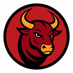 Bull Mascot Logo Powerful and Dynamic Animal Logo for Branding and Sports Design