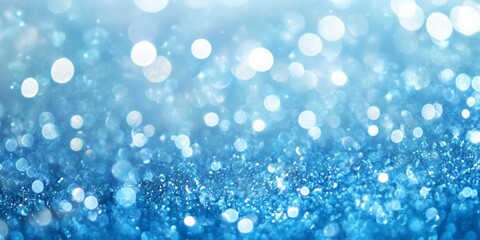 Obraz premium Festive Blue Sparkle Background