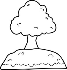 Tree, nature, Earth Day, illustration