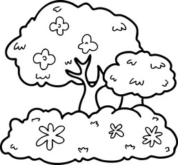 Tree, nature, Earth Day, illustration