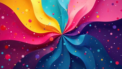 Geometric shapes forming a continuous abstract artwork , design element, geometric background