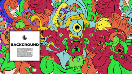 An artistic blend of fractal geometry and vibrant color in vector format—ideal for design pieces that demand attention, from posters to wearable prints