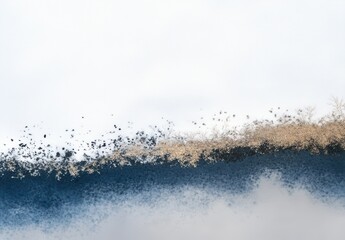 Abstract, Blurry, Watercolor Landscape