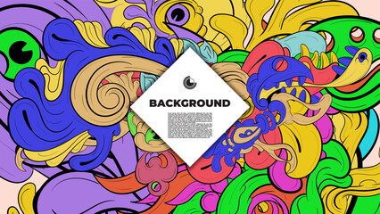 An artistic blend of fractal geometry and vibrant color in vector format—ideal for design pieces that demand attention, from posters to wearable prints