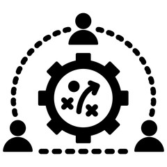 Obraz premium Brand Strategy Icon