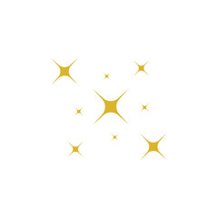Obraz premium Golden ramadan star icon