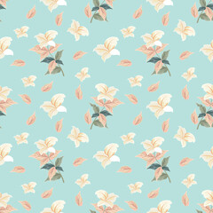 seamless floral pattern on beautiful colors , Motif ethnic floral seamless textil, embroidery, print striped ornament floral, pattern, design for wrapping, silk, scarf, background, text