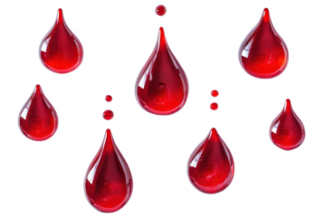 Blood drops red liquid medical health healthcare illustration background design