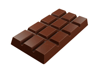 Chocolate Bar Still Life Delicious Sweet Treat Isolated on Black