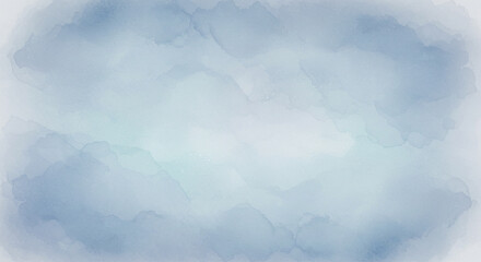 Obraz premium Ethereal Blue Atmospheric Watercolor Texture