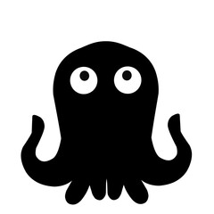 Cartoon character with large eyes and round body, playfully interacting in a colorful, whimsical environment
