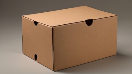 open cardboard box