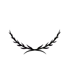 Obraz premium Elegant laurel wreath design symbolizing victory and achievement, suitable for awards and recognition