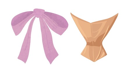 Two empty bouquet illustrations, perfect for floral mockups, greeting cards, invitations, or digital compositions. Great for customizing with flowers or personal design elements.