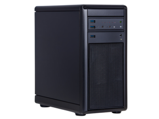 Office equipment overview modern workspace cutout background technology insights professional setting creative concept