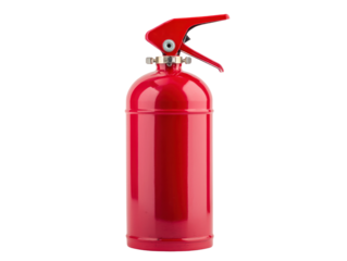 Emergency action fire safety equipment office environment cutout background safety awareness