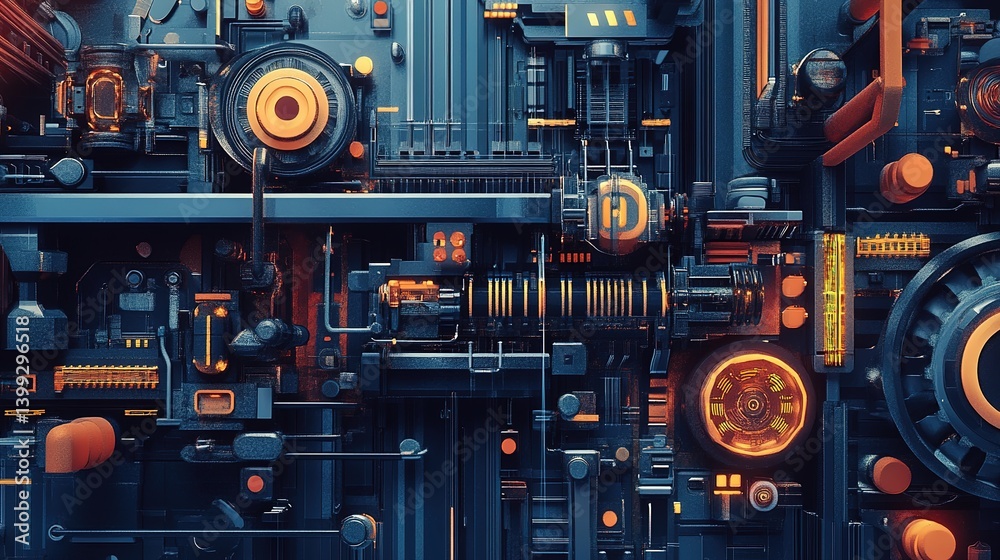 Poster engineers testing ai-optimized industrial automation for peak performance.