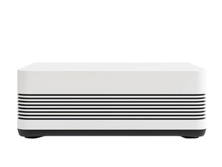 Office equipment showcase projector on cutout background modern workspace minimalist design