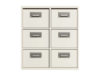 Office storage solutions cutout background of office equipment modern workspace environment organizing essentials