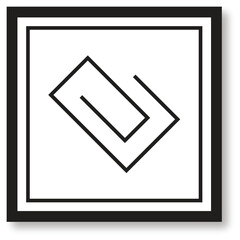 Upload File Outline Icon, Document Transfer Symbol Graphic