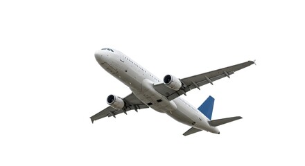 airplane isolated on white